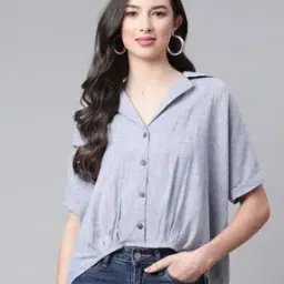 cottinfab Women Button-Front Regular Fit Top-picture-23