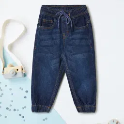 max Boys Washed Jogger Jeans with Elasticated Waist image 1