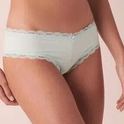 la vie en rose Lace Cheekinis with Bow Trim-picture-34