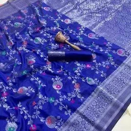 svaraa Women Embroidered Saree with Contrast Border-picture-51