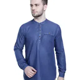 kuons avenue Mandarin-Collar Short Kurta-picture-50