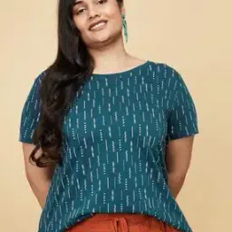 max Printed Plus Size Round-Neck T-Shirt-picture-13