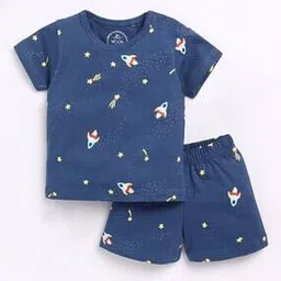clt.s Boy Graphic Print Shorts & T-Shirt Set-picture-17