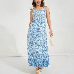 styli Women Floral Print Fit & Flared Dress-picture-20