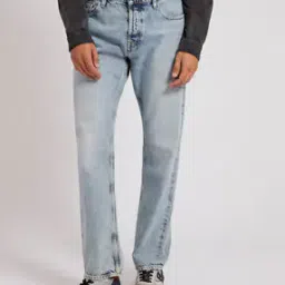 guess Mid-Rise Heavily Washed Tapered Jeans-picture-20