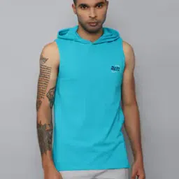 allen solly Hooded Vest with Brand Print-picture-13