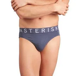 asterisk Brand Print Elasticated Waist Briefs-picture-39