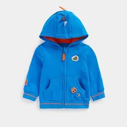 mothercare 3D Dino Hooded Sweatshirt with Ribbed Hem-picture-30