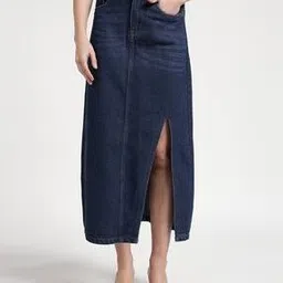 buda jeans co Women Denim A-Line Skirt-picture-41