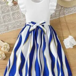 thoillling Girls Ribbed Fit and Flare Dress-picture-21