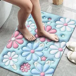 dakshya industries 3D-Print Rectangular Antiskid Waterproof Bath Mat 23" x 15"-picture-50