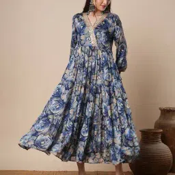 fashor Women Floral A-Line Dress image 1