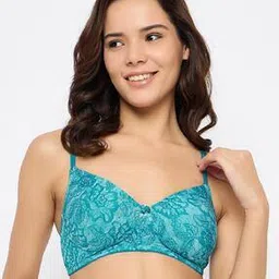 Floral Print Non-Wired Bra with Adjustable Strap-image-19