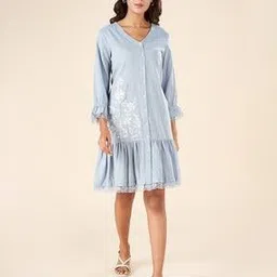 akkriti by pantaloons Women Floral A-Line Dress-picture-30