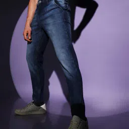 campus sutra Men Mid-Wash Relaxed Fit Jeans image 1