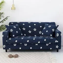 house of quirk Graphic Print Triple Seater Sofa Cover-picture-27