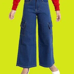 adbucks Cargo Jeans with 5-Pocket Styling-picture-37