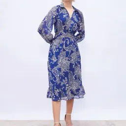 styli Floral A-line Dress image 1