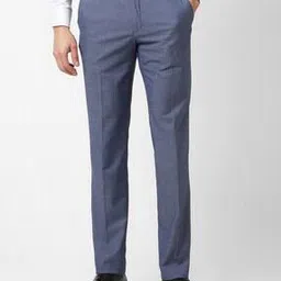 van heusen Men Slim Fit Flat-Front Trousers with Insert Pockets-picture-27