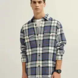 gant Checked Regular Fit Shirt with Flap Pockets-picture-10