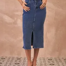 buda jeans co Women Midi Pencil Skirt-picture-42