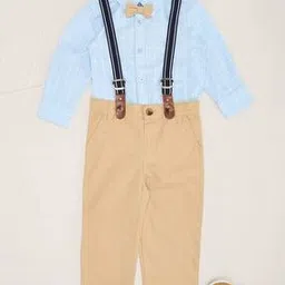 pantaloons baby Boys Checks Suit Set-picture-13
