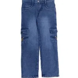 sky heights Boys Light Washed Straight Jeans-picture-16