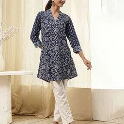 biba Women Floral Print A-Line Kurta-picture-47