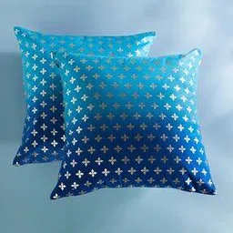 home centre Corisca Mayur Set of 2 Foil Printed Cushion Covers-picture-27