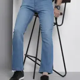 the indian garage co Heavily Washed Bootcut Jeans-picture-27
