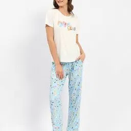 madame m secret Women Micro Print Nightwear Set-picture-50