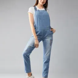 dolce crudo Women Cotton Dungaree image 1