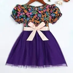 saraha designer Girls Floral A-line Dress-picture-39