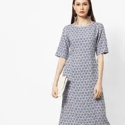 u.s. polo assn. Printed Shift Dress with Insert Pockets-picture-12