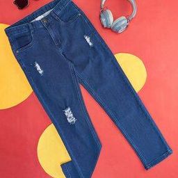 pantaloons junior Boys Mid-Washed Regular Fit Jeans -picture-3