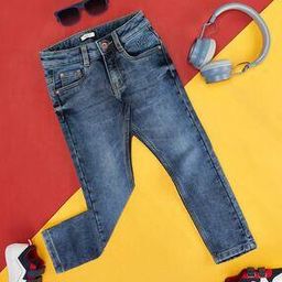 pantaloons junior Boys Washed Mid-Rise Jeans-picture-8