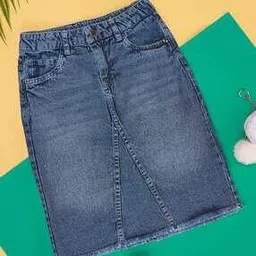 pantaloons junior Girls Cotton Straight Skirt-picture-13