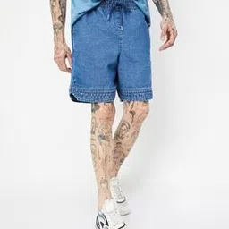 max Cotton Mid Rise Regular Fit Shorts   -picture-23