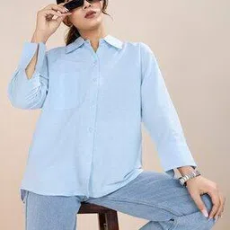 house of mira Women Cotton Relaxed Fit Shirt-picture-36