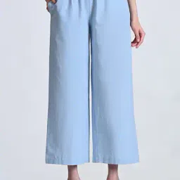 ambi Women Straight Fit Palazzos image 1