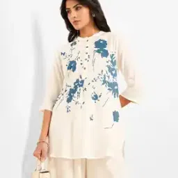 rangmanch by pantaloons Women Floral A-Line Tunic-picture-13