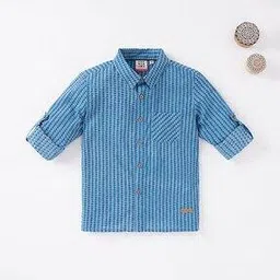 ed-a-mamma Printed Shirt with Patch Pocket-picture-30