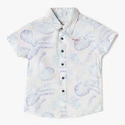 pepe jeans Boys Leaf Print Regular Fit Shirt-picture-41