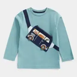 mothercare Round-Neck T-Shirt with Applique-picture-14