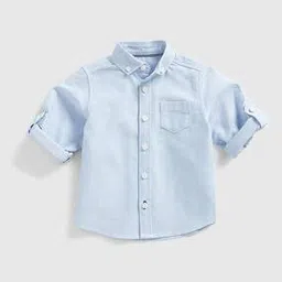 mothercare Boys Relaxed Fit Cotton Oxford Shirt-picture-10