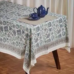 fabindia Printed Table Cover with Folded Edge 40" x 40"-picture-33