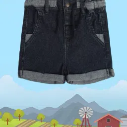 miniklub Boys Colourblock Mid-Rise Shorts image 1