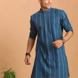 vastramay Men Self-design Long Kurta-picture-41