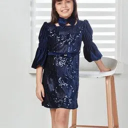 peppermint Girls Embellished Fit and Flare Dress-picture-10