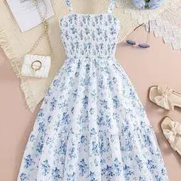 bollylounge  Girls Floral Fit and Flare Dress-picture-35